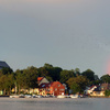 Vadstena mit der blauen Kirche - die Kirche der heiligen Birgitta (Bild: privat)